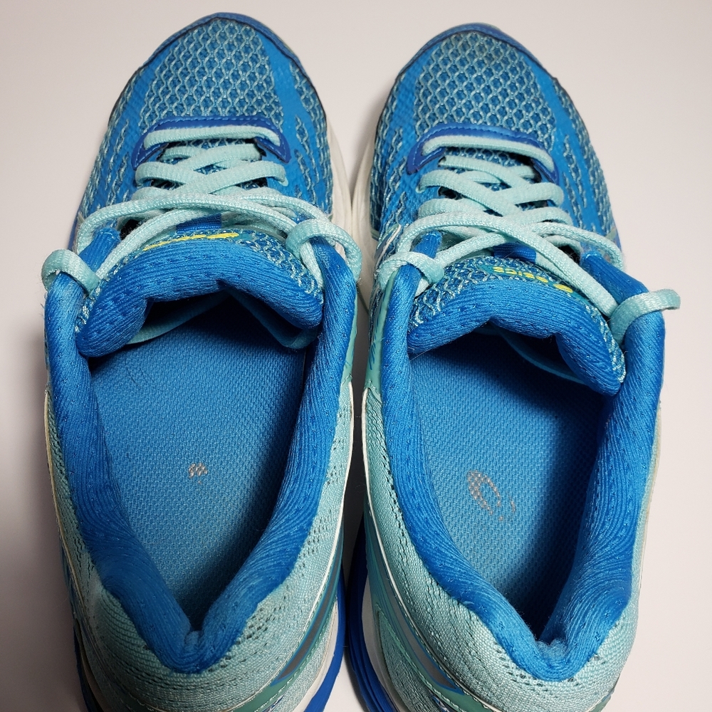 Women's ASICS GEL Flux 4 Athletic Running Shoes Diva Blue/Silver Sz 6.5 SN T764N - Picture 7 of 9